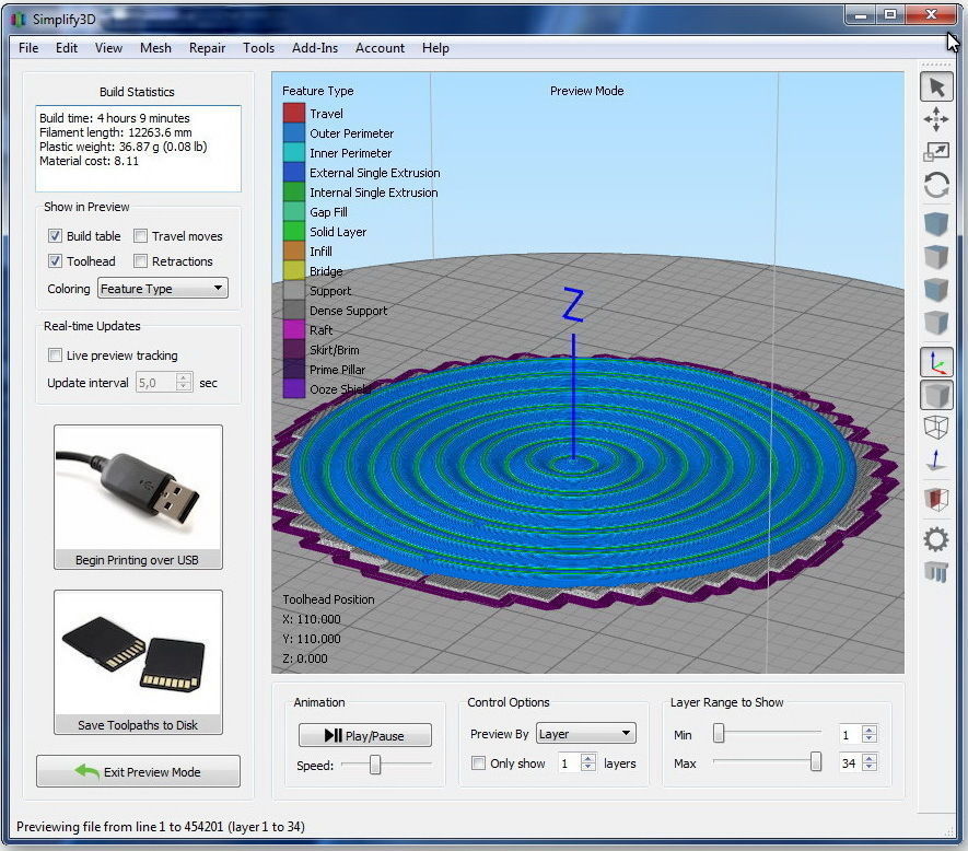Art Deco Lamp 1 3D print model_15