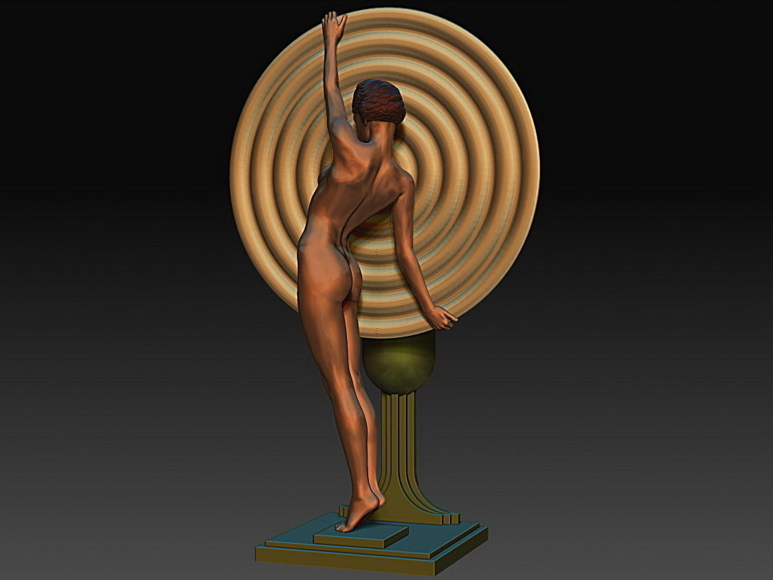 Art Deco Lamp 1 3D print model_24