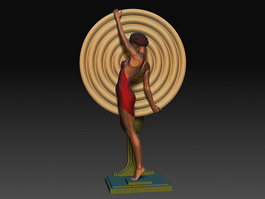 Art Deco Lamp 1 3D print model_20