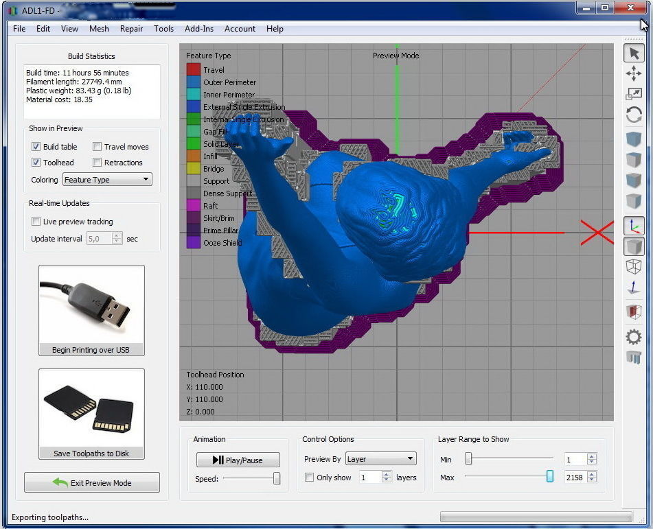 Art Deco Lamp 1 3D print model_13