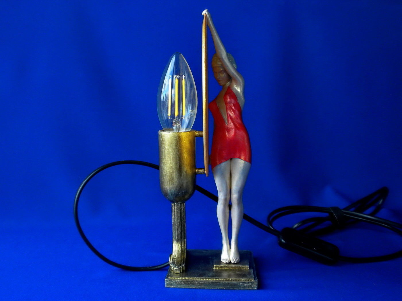 Art Deco Lamp 1 3D print model_9