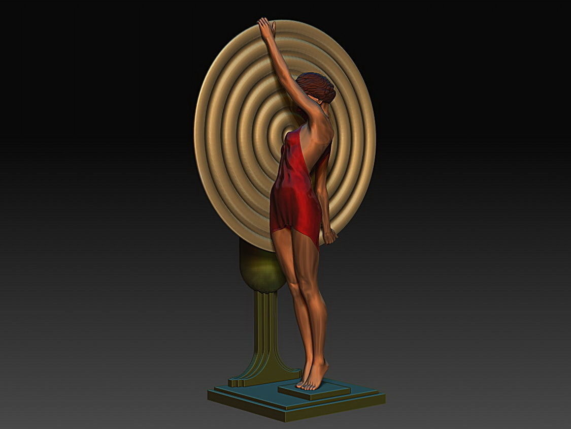 Art Deco Lamp 1 3D print model_19