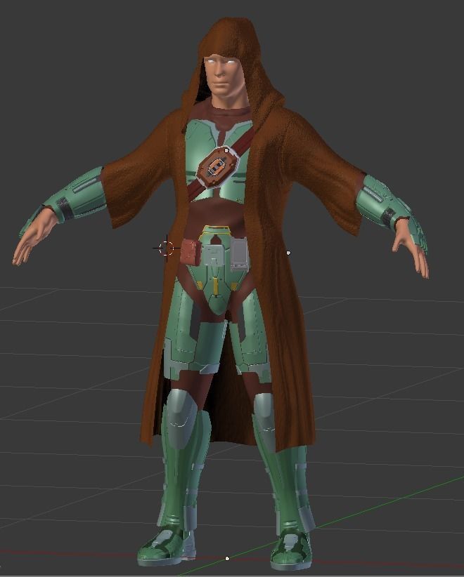 Jedi SWTOR 3D print model_4
