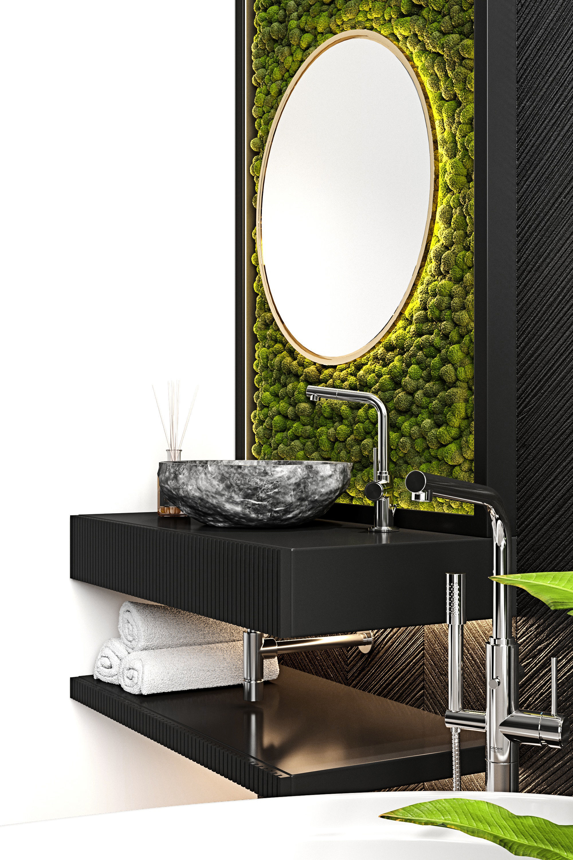 Bathroom Set 2 3D model_5