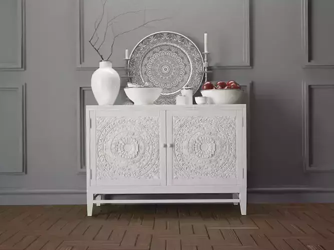 furniture commode decor 3D model