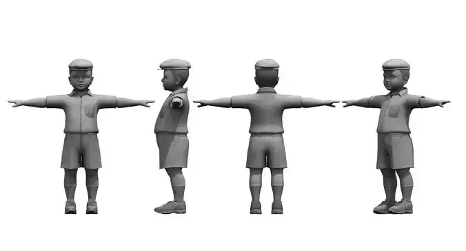 boy 3d model