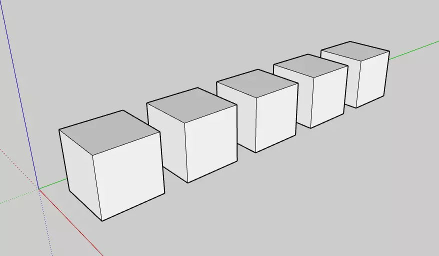 cubes set basic 400x400mm 5 cubes Free 3D print model