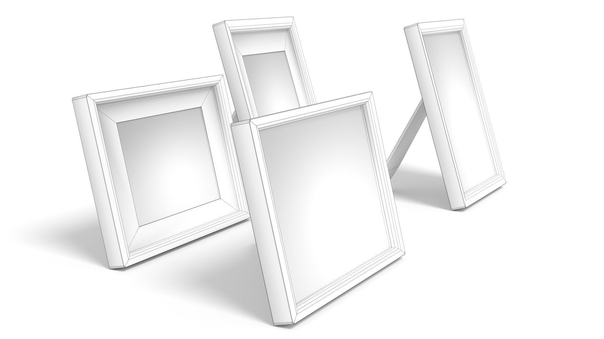 Generic Photo Frames 3D model_2