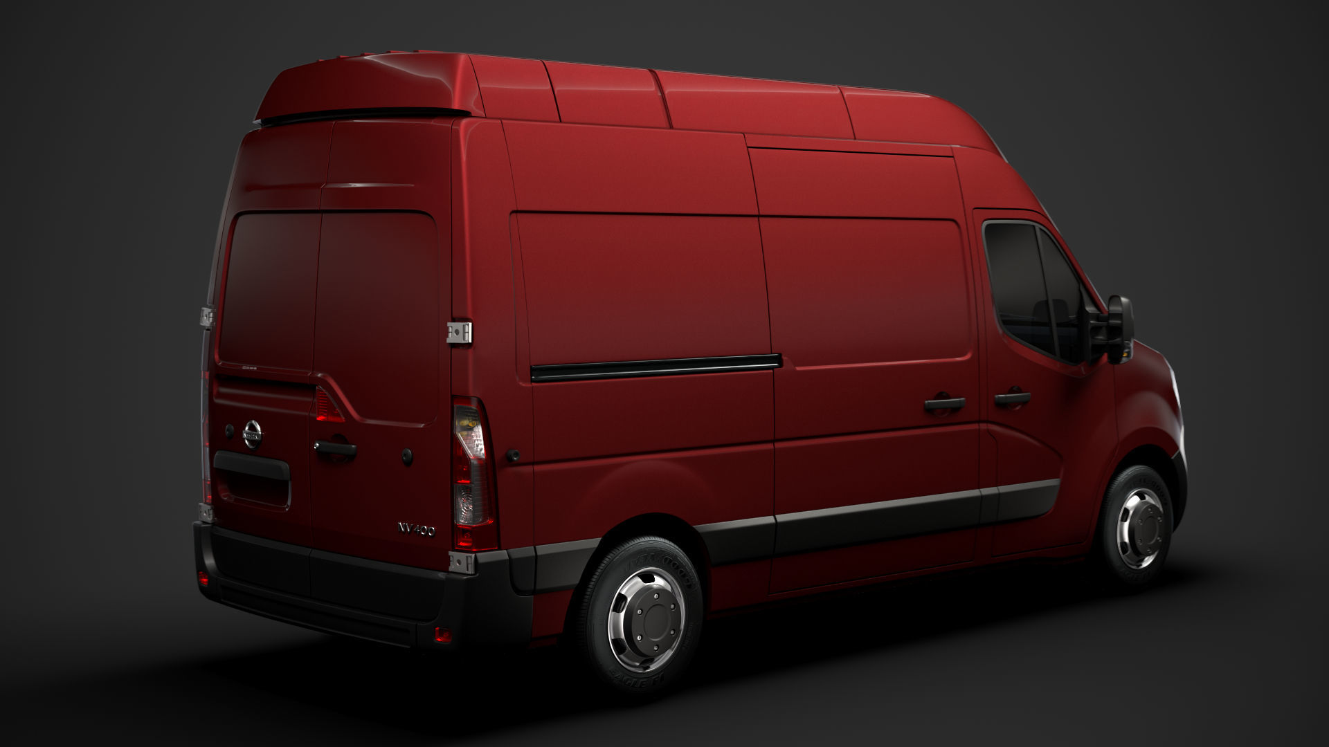 Nissan NV 400 L2H3 Van 2020 3D model_2