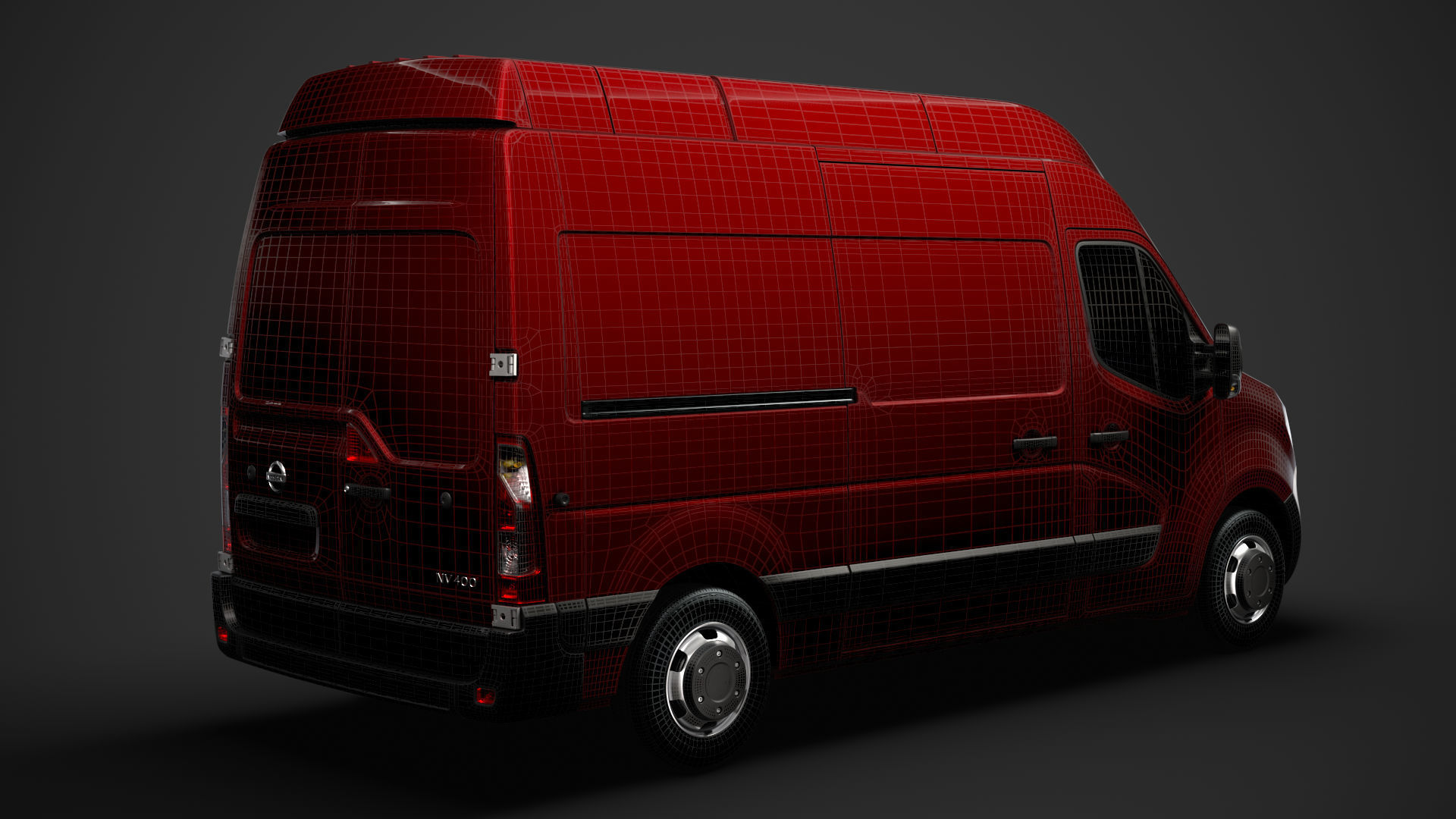 Nissan NV 400 L2H3 Van 2020 3D model_30