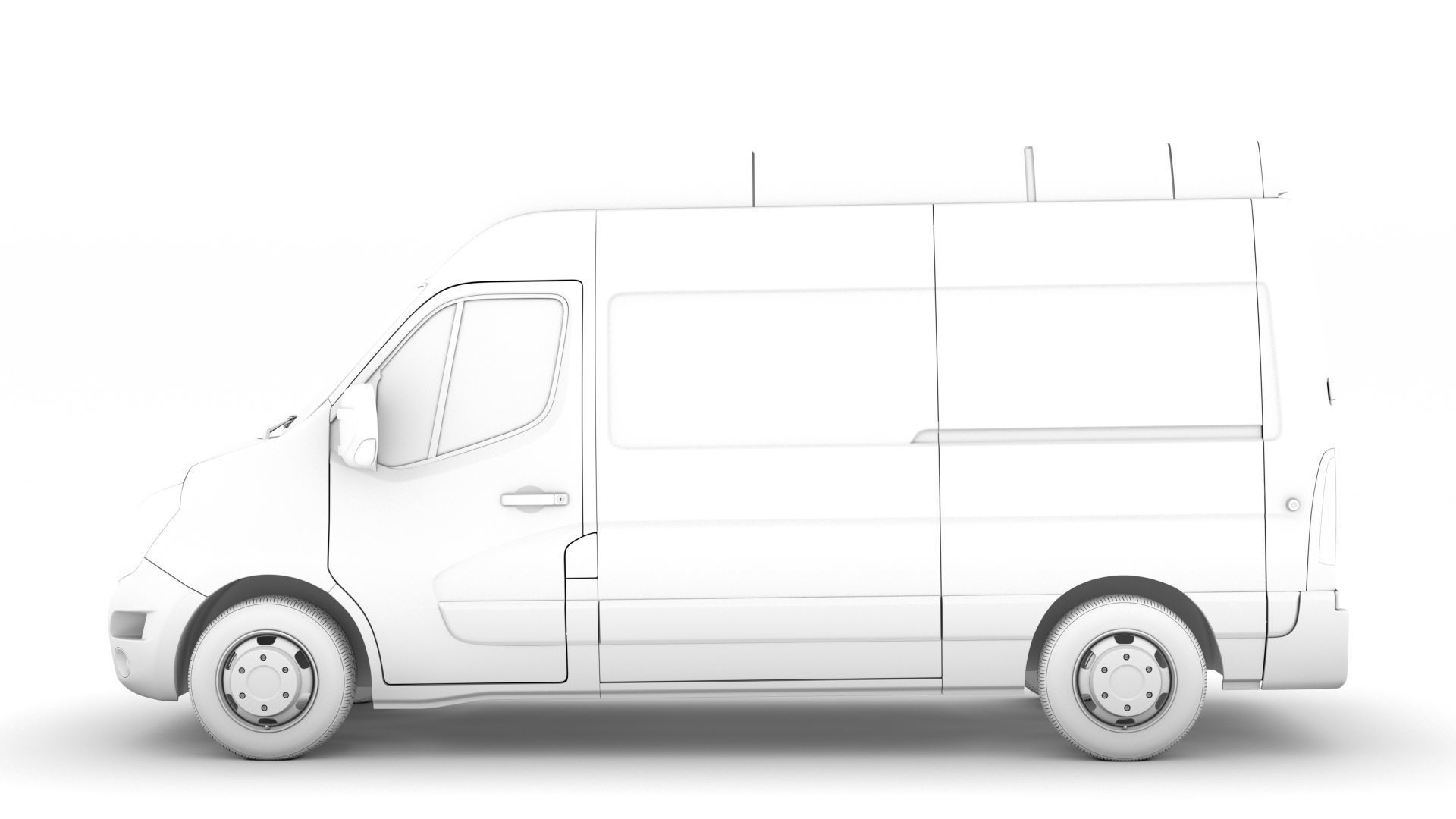 Nissan NV 400 L2H3 Van 2020 3D model_19