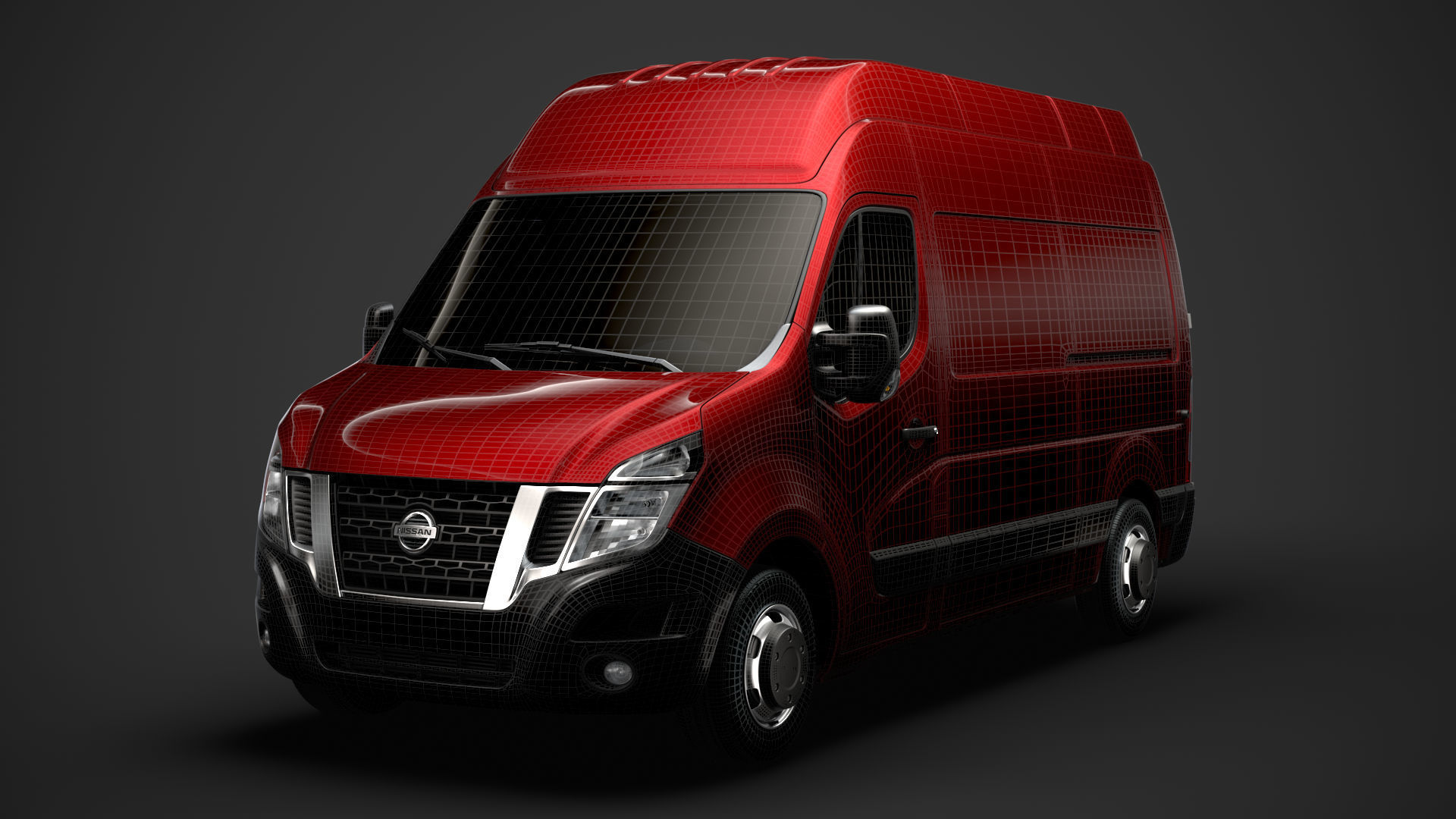 Nissan NV 400 L2H3 Van 2020 3D model_36