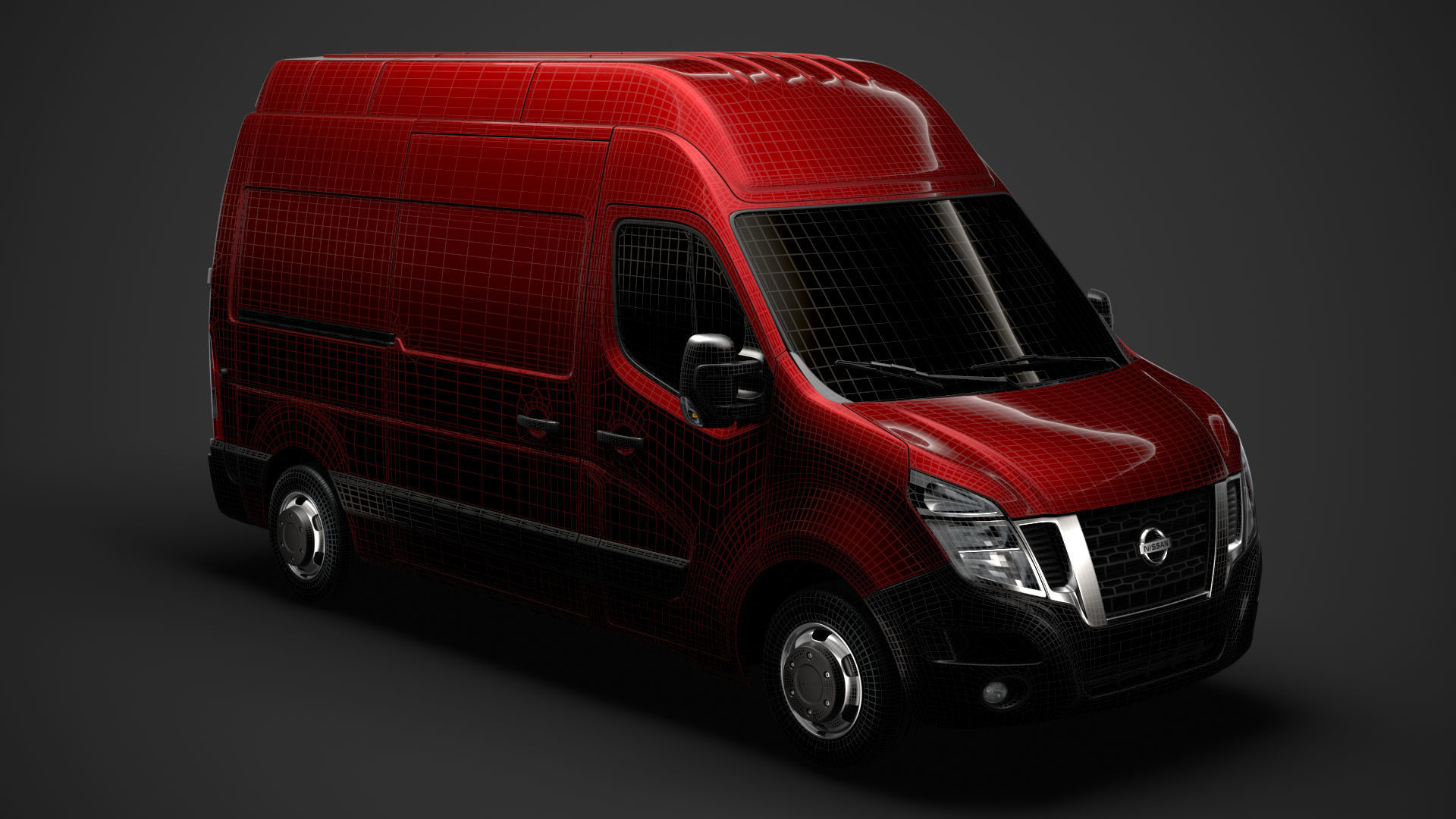 Nissan NV 400 L2H3 Van 2020 3D model_28
