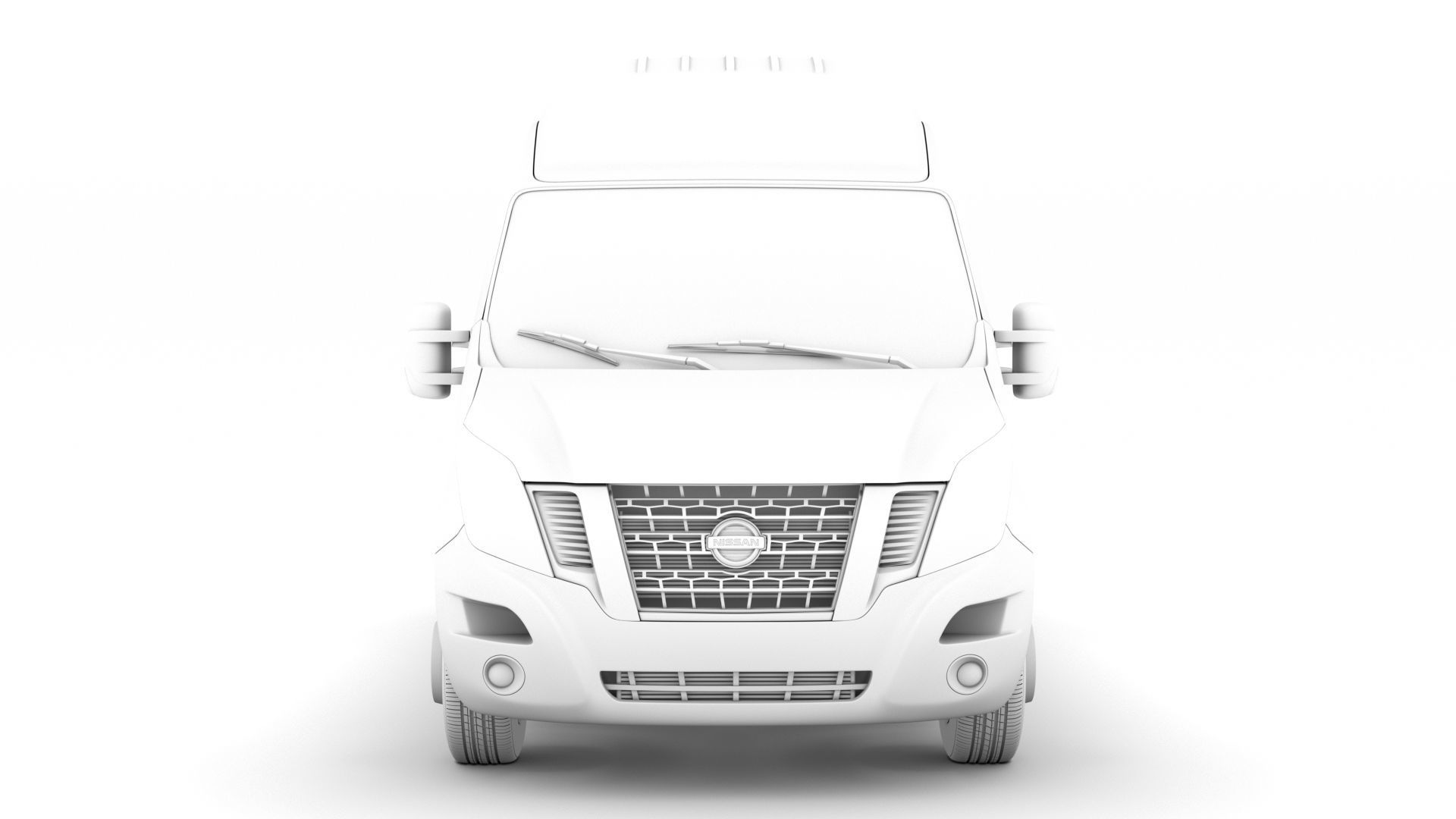 Nissan NV 400 L2H3 Van 2020 3D model_23