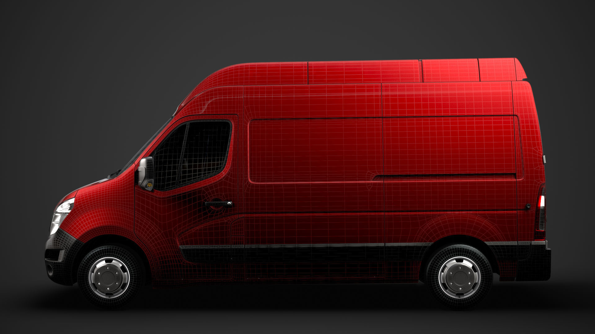 Nissan NV 400 L2H3 Van 2020 3D model_33