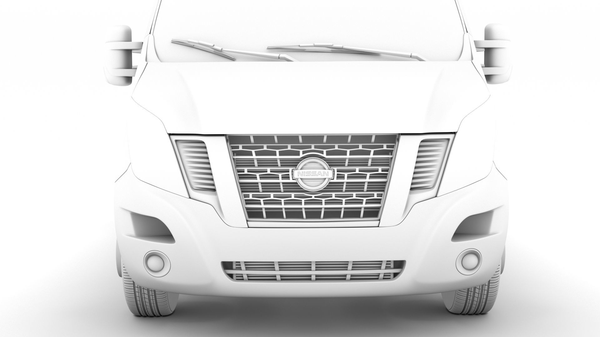 Nissan NV 400 L2H3 Van 2020 3D model_20