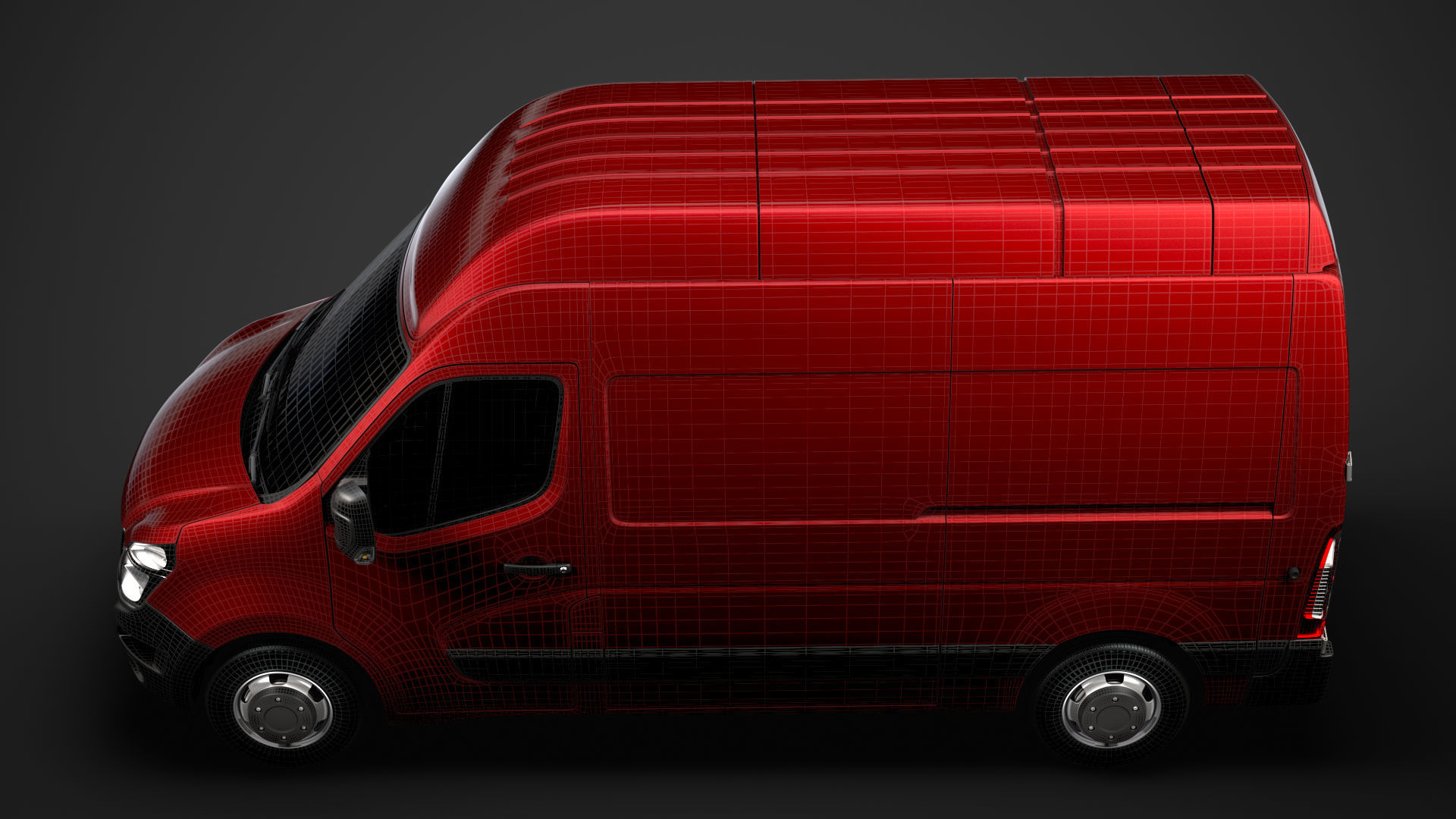 Nissan NV 400 L2H3 Van 2020 3D model_32