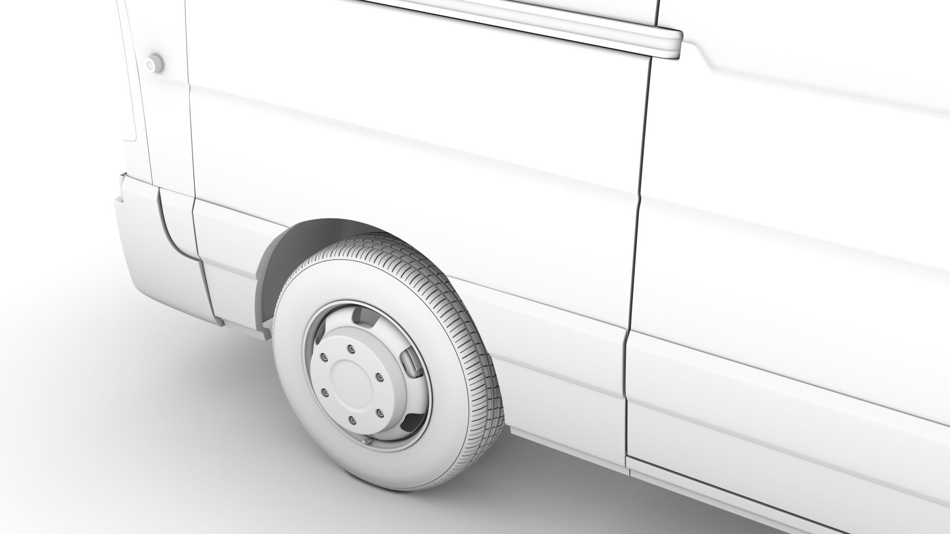 Nissan NV 400 L2H3 Van 2020 3D model_25