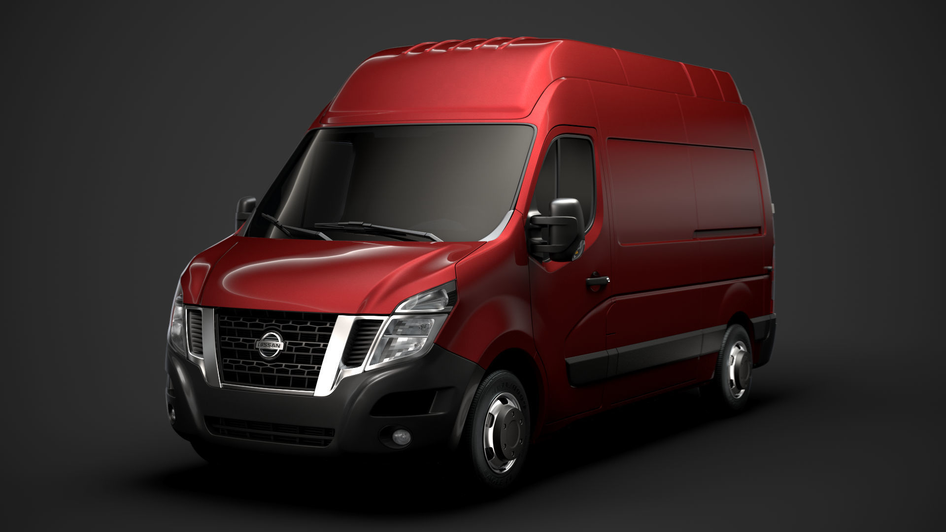 Nissan NV 400 L2H3 Van 2020 3D model_8