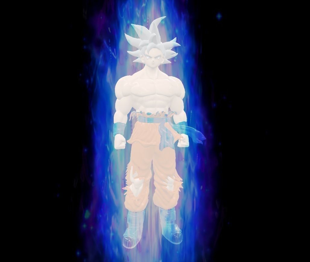 Dragon ball Super - Utra instinct goku 3D print model_9