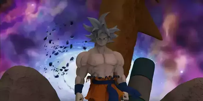 Dragon ball Super - Utra instinct goku 3D print model
