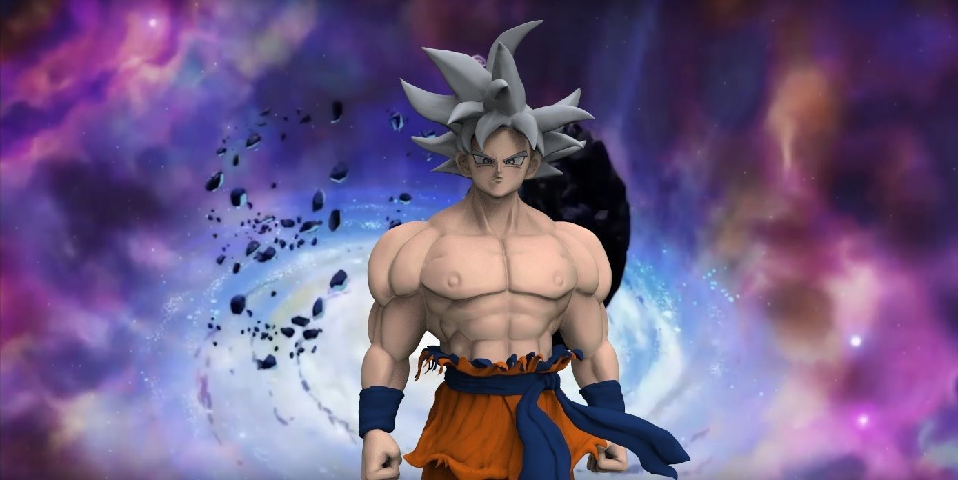 Dragon ball Super - Utra instinct goku 3D print model_3