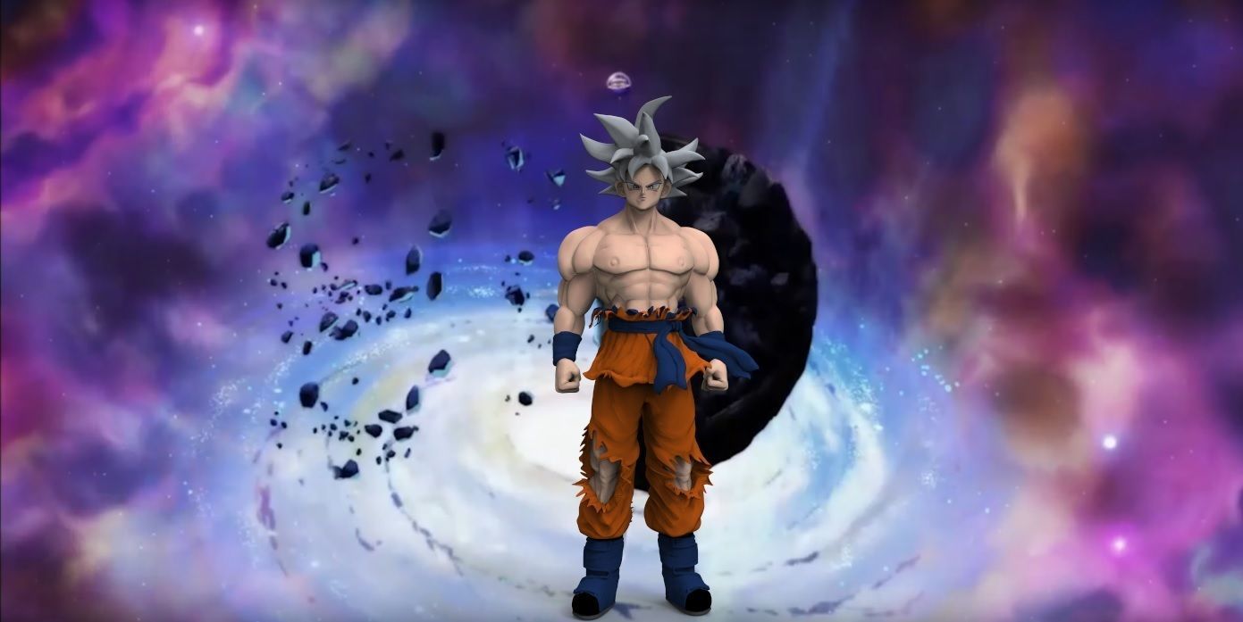 Dragon ball Super - Utra instinct goku 3D print model_4