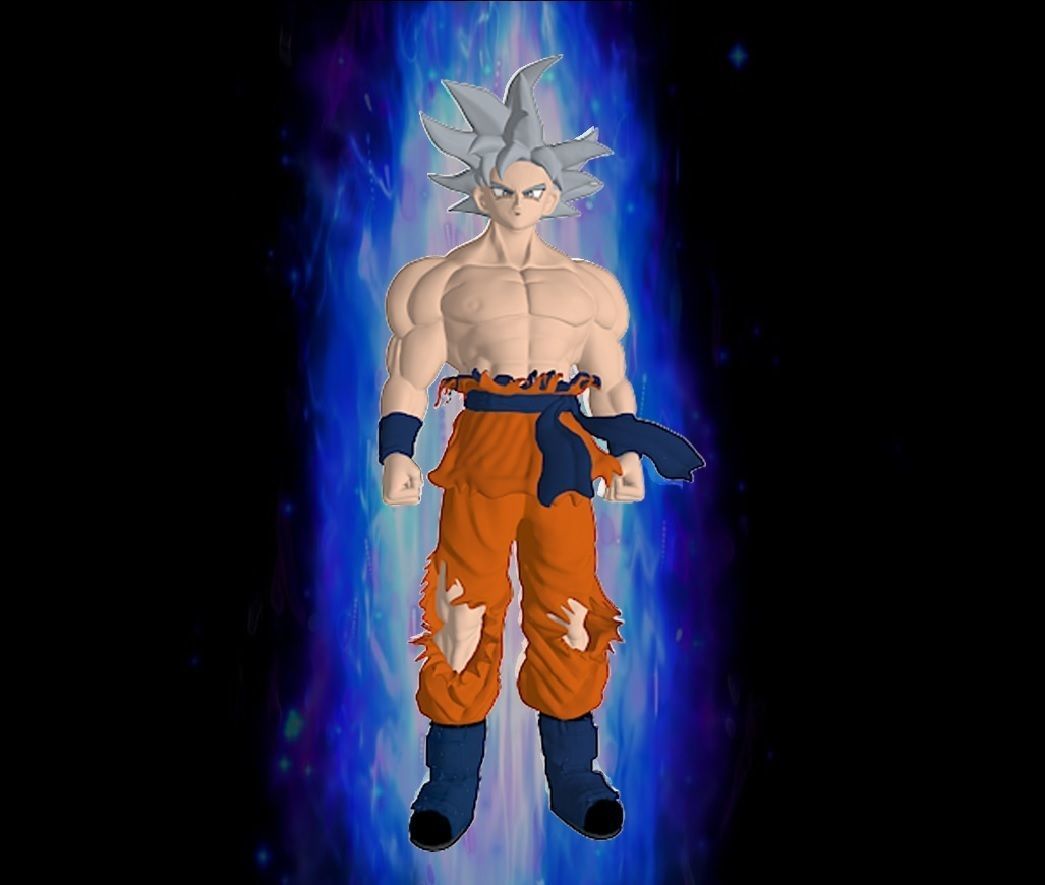Dragon ball Super - Utra instinct goku 3D print model_10