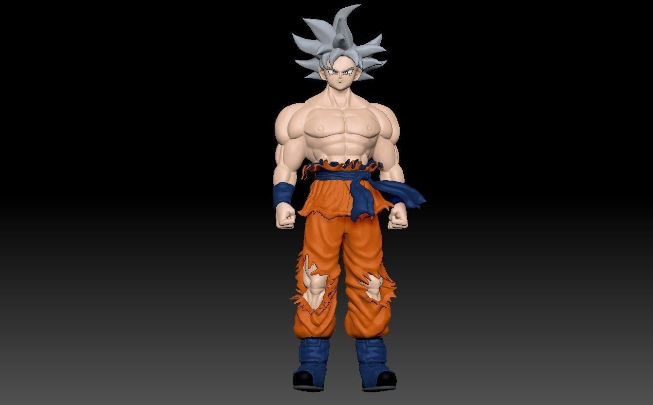Dragon ball Super - Utra instinct goku 3D print model_6