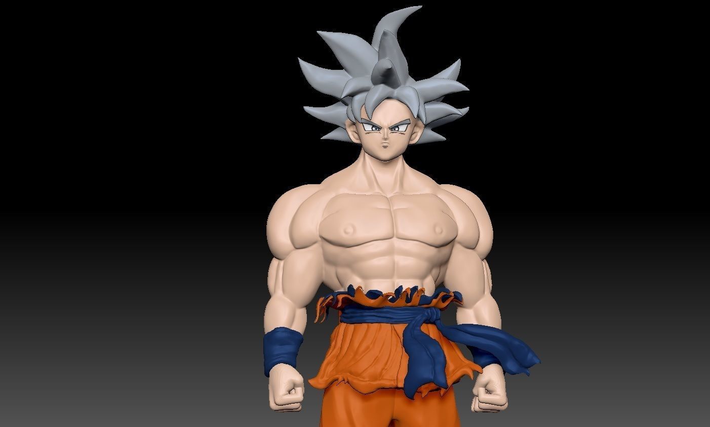 Dragon ball Super - Utra instinct goku 3D print model_5