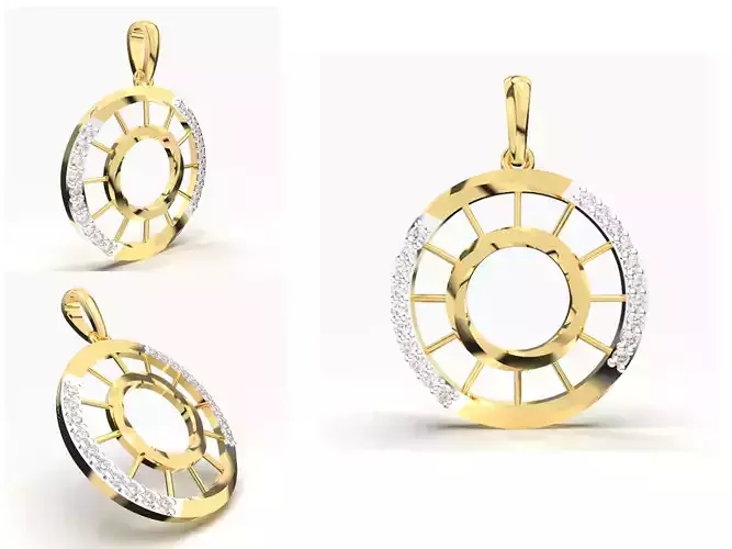 CHARVIK DIAMOND PENDANT 3D print model