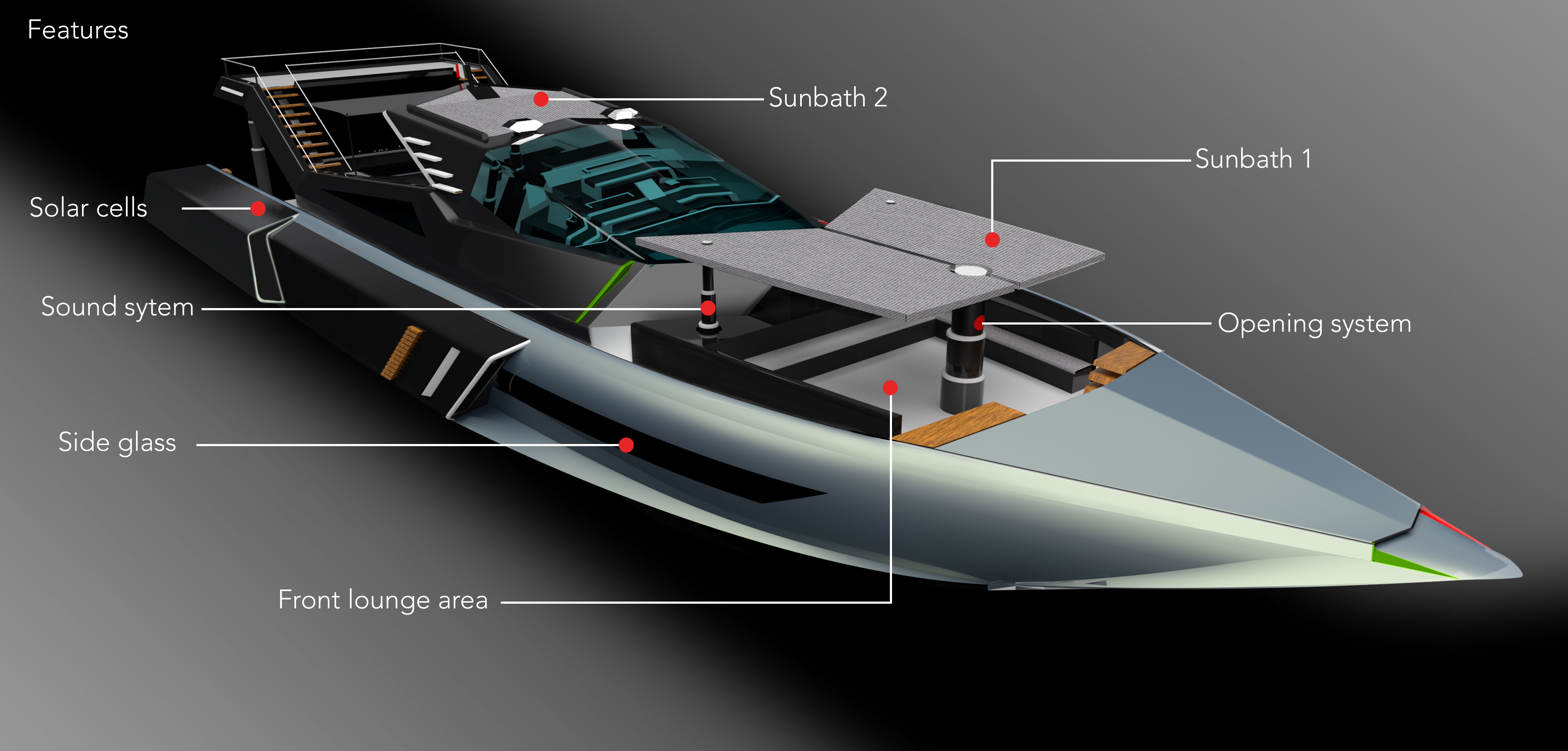 Yacht Boat concept Principessa 3D model_4