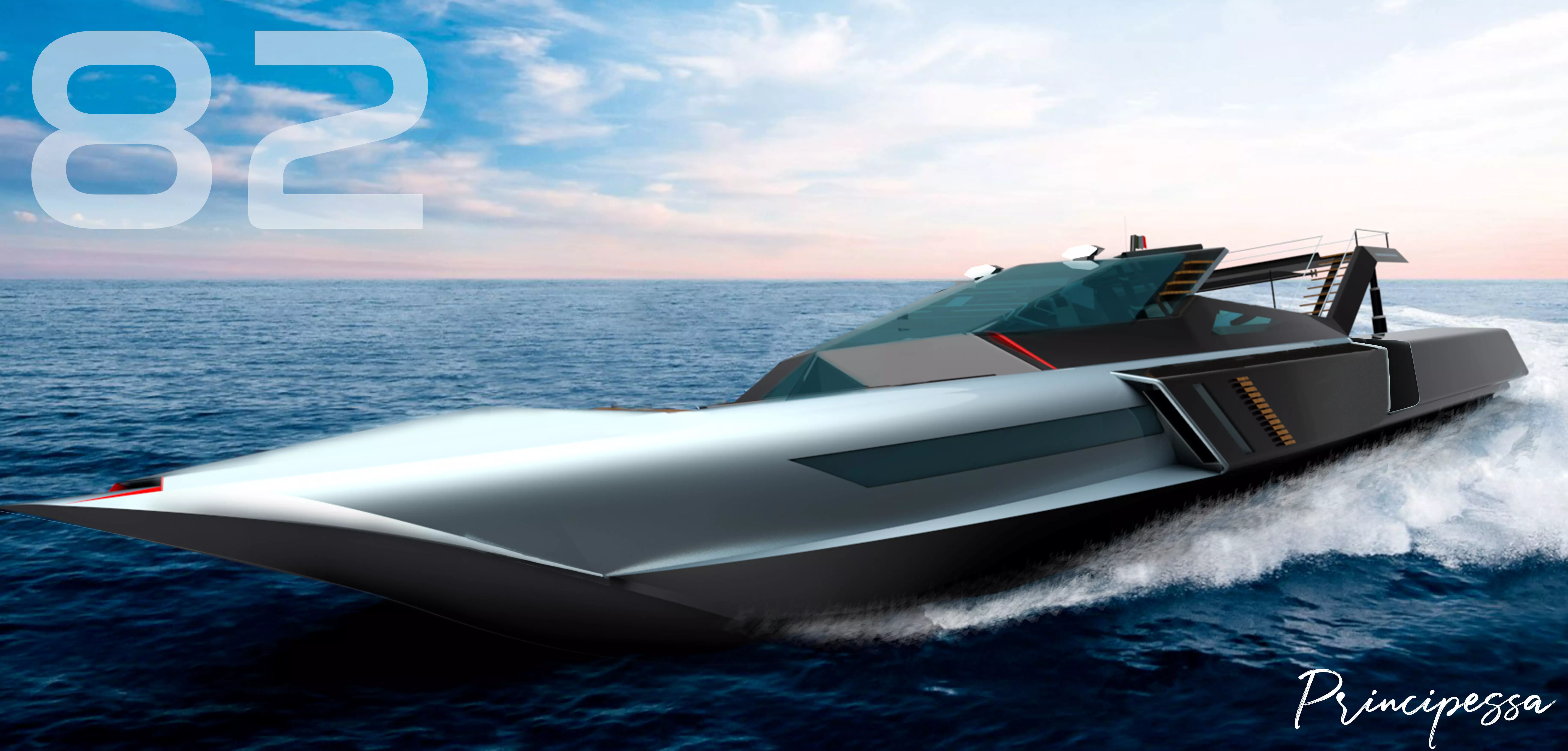 Yacht Boat concept Principessa 3D model_0