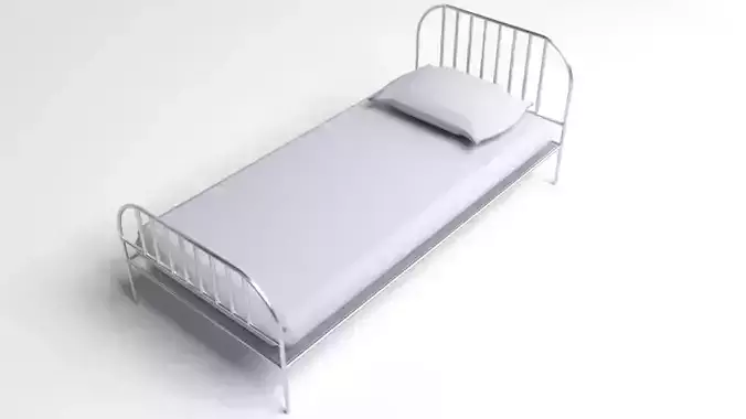 Camp Bed 3D model