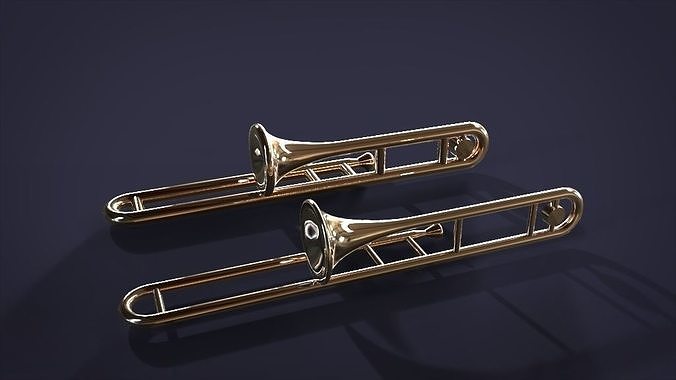 Instrument - Trombonne 3D model