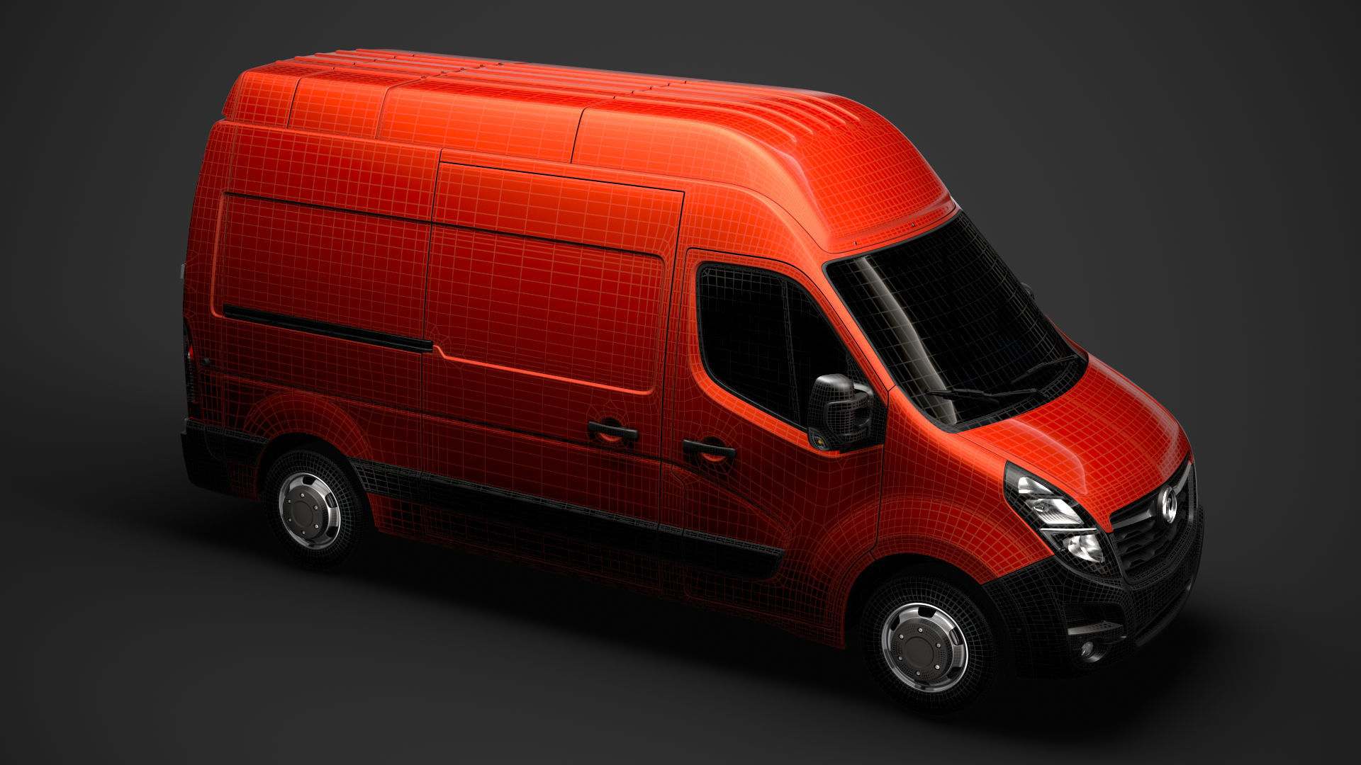 Vauxhall Movano L2H3 Van 2020 3D model_34