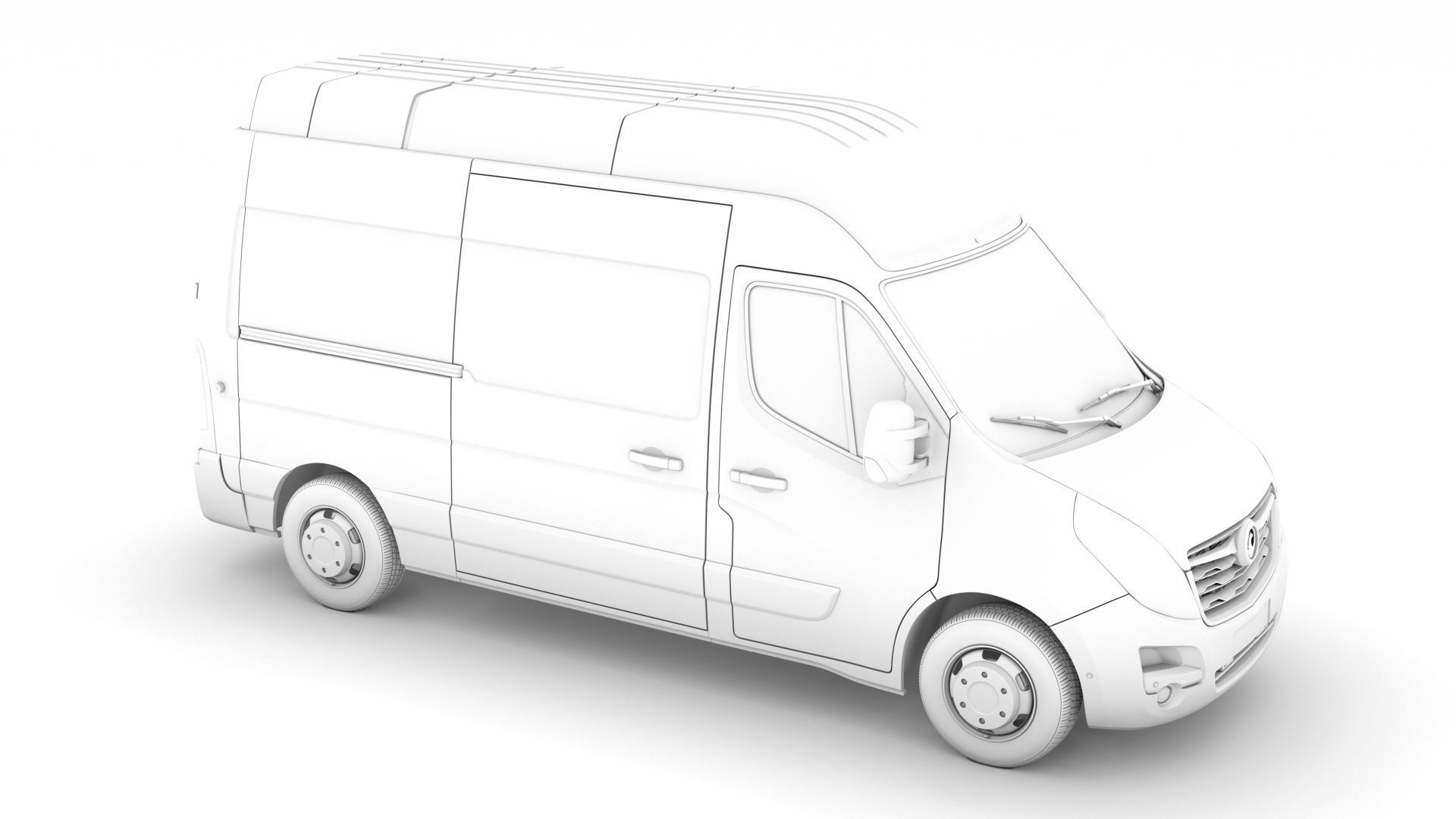 Vauxhall Movano L2H3 Van 2020 3D model_20