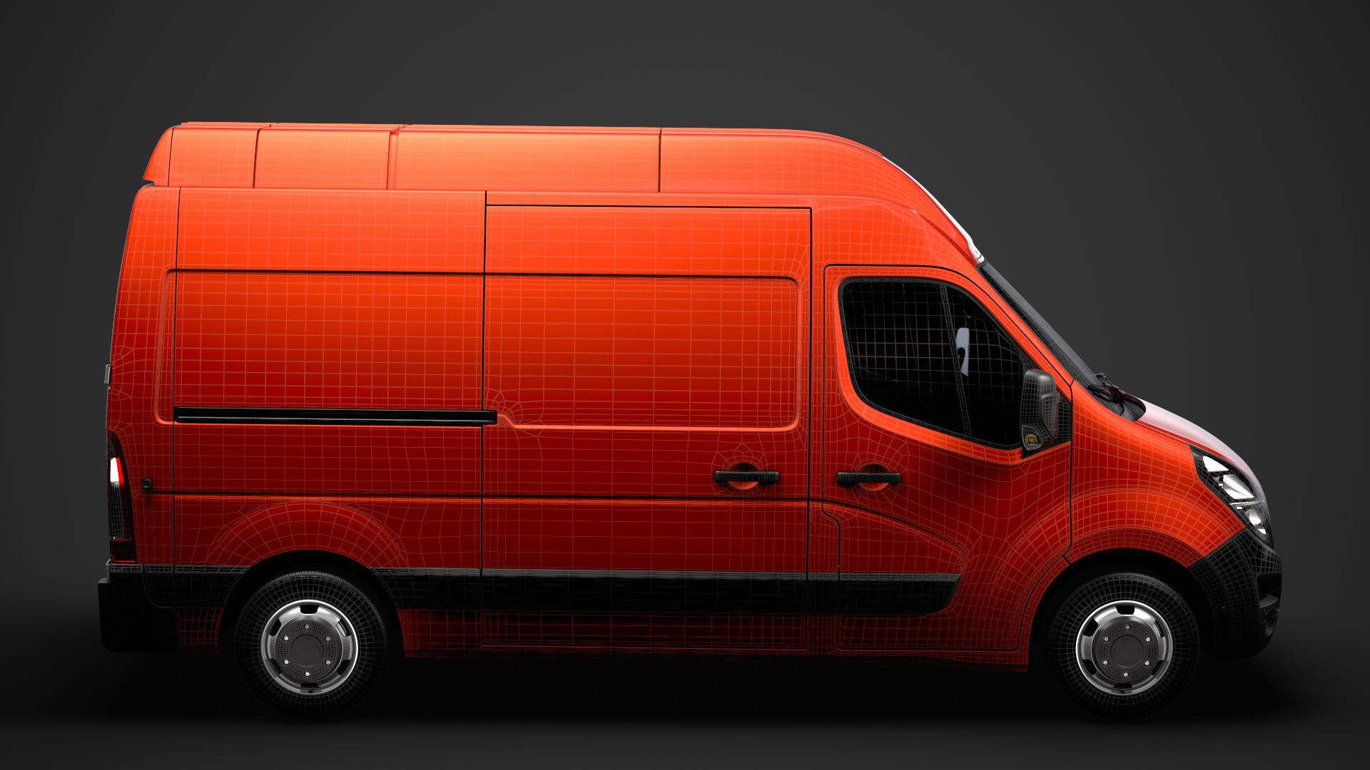 Vauxhall Movano L2H3 Van 2020 3D model_23