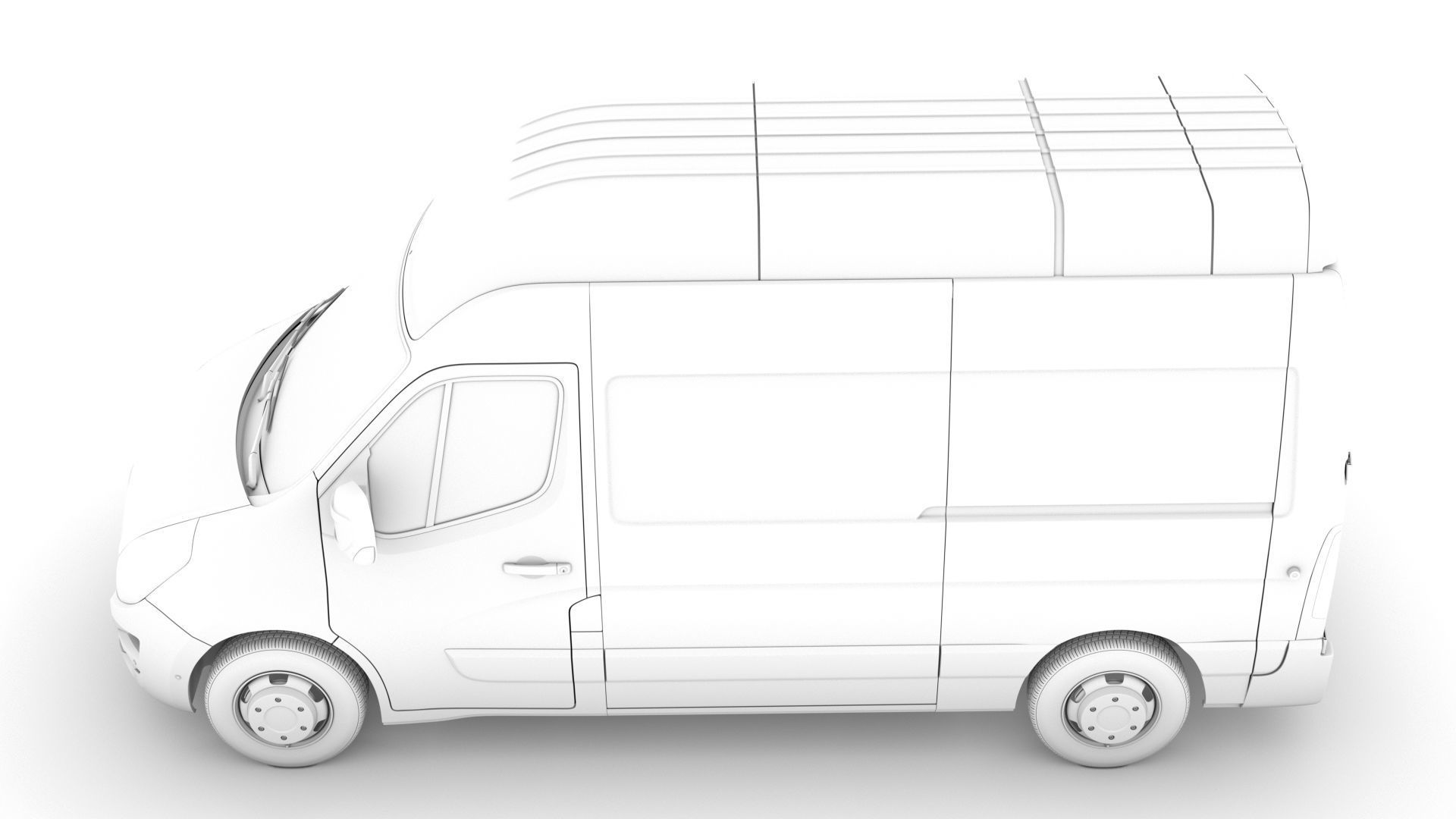 Vauxhall Movano L2H3 Van 2020 3D model_12