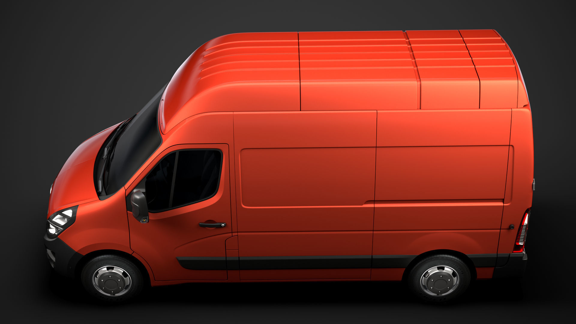 Vauxhall Movano L2H3 Van 2020 3D model_41