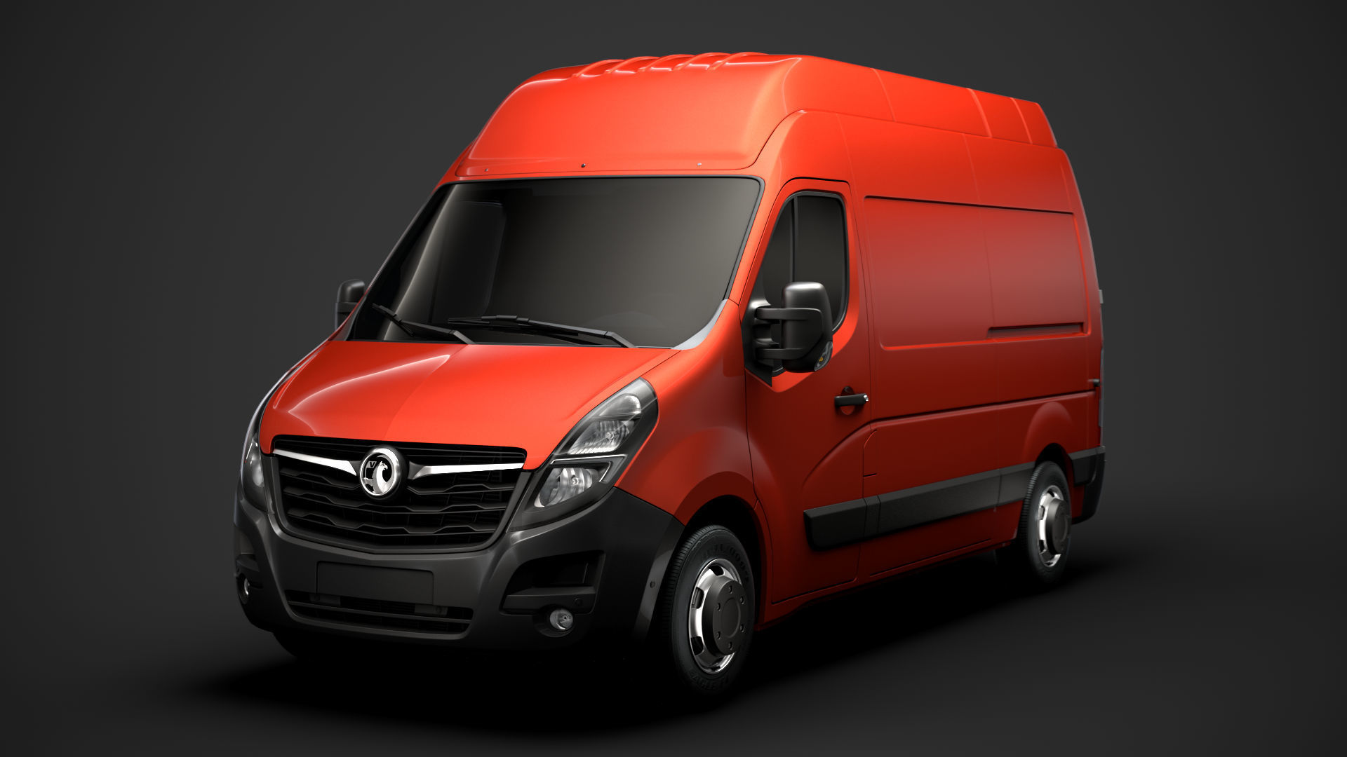 Vauxhall Movano L2H3 Van 2020 3D model_1