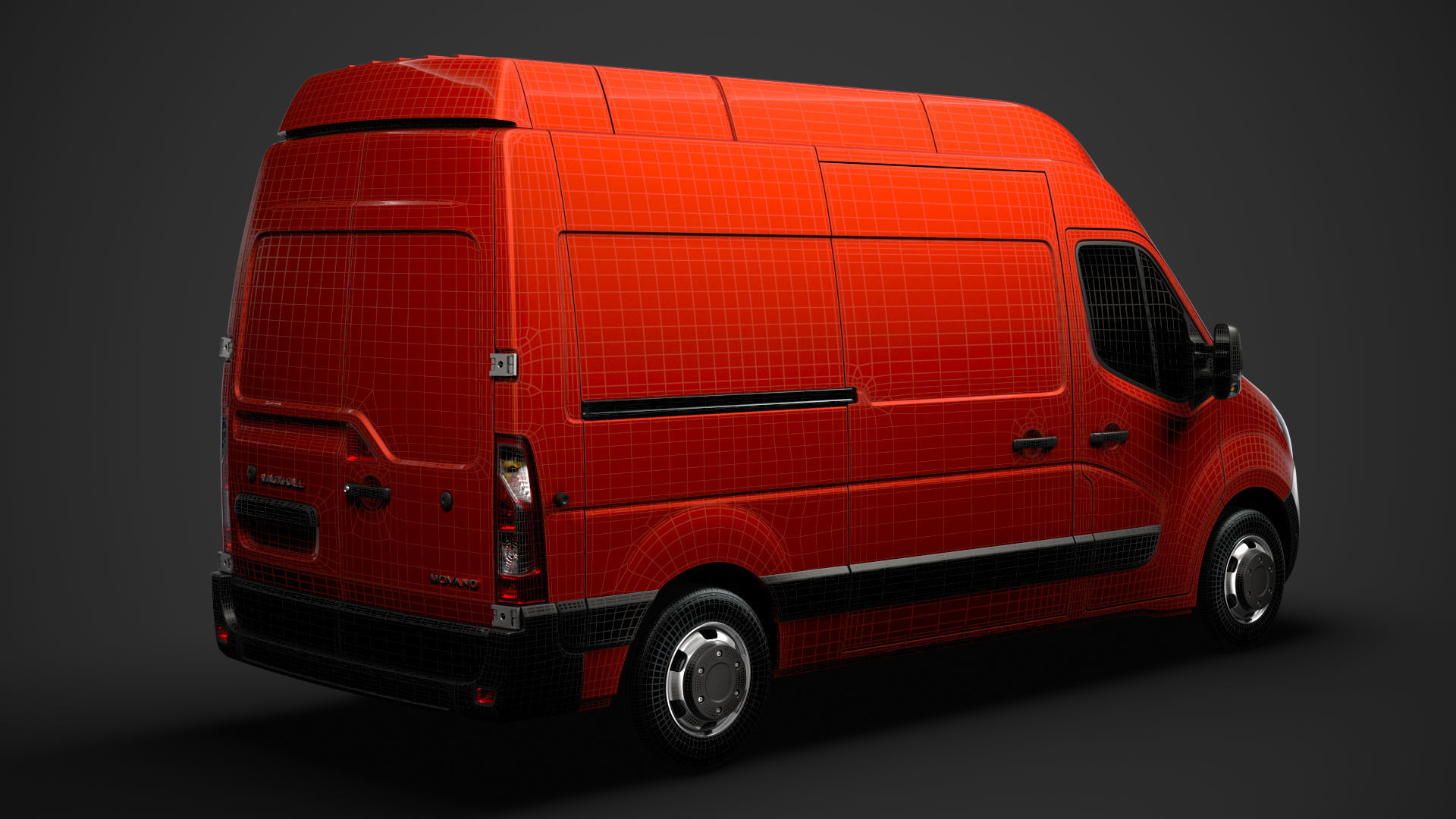 Vauxhall Movano L2H3 Van 2020 3D model_24