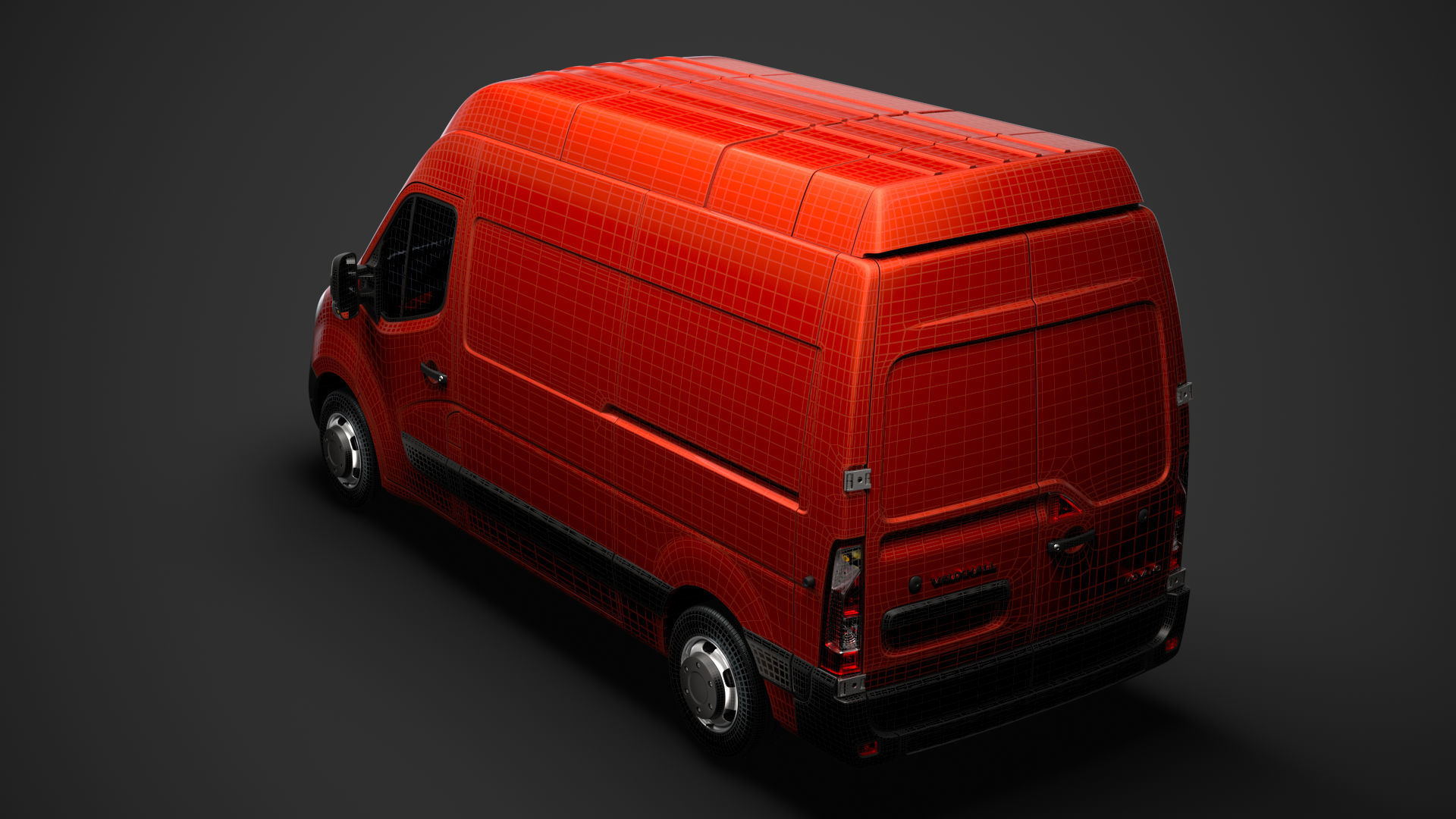 Vauxhall Movano L2H3 Van 2020 3D model_25