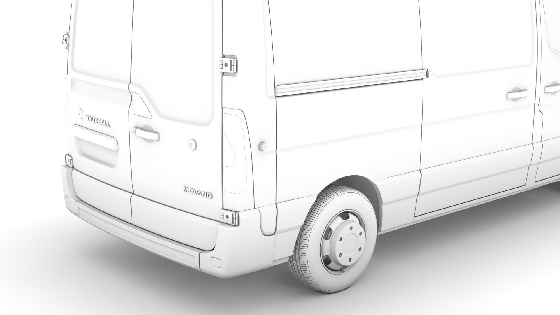 Vauxhall Movano L2H3 Van 2020 3D model_18