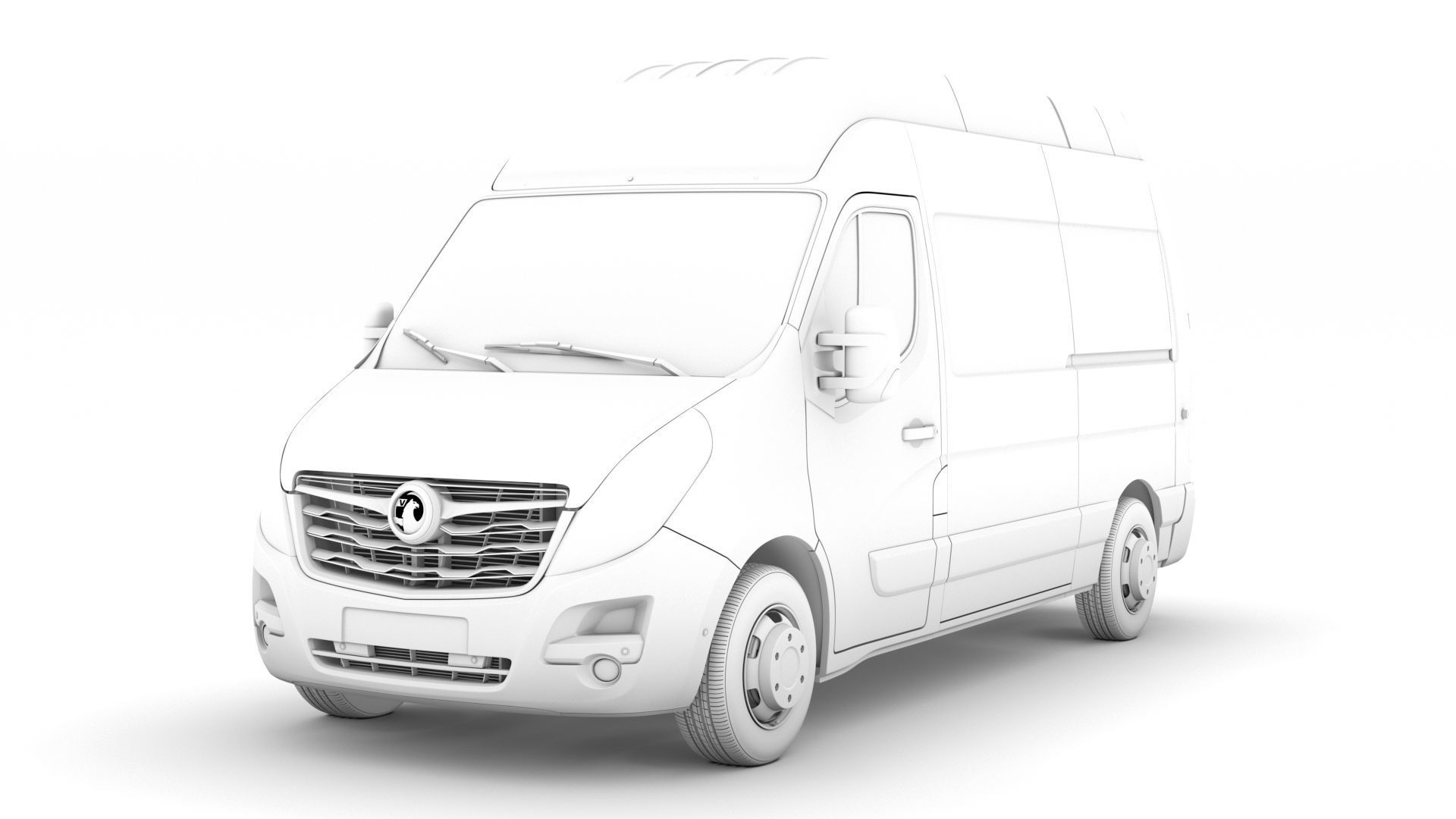 Vauxhall Movano L2H3 Van 2020 3D model_17