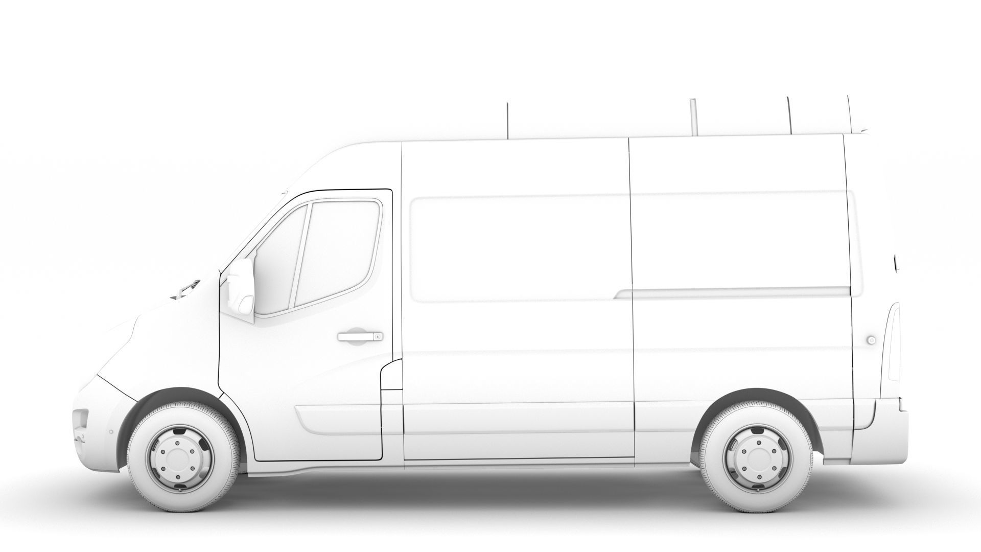 Vauxhall Movano L2H3 Van 2020 3D model_13