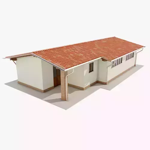 Italian Farm Building - Garage 1 3D model