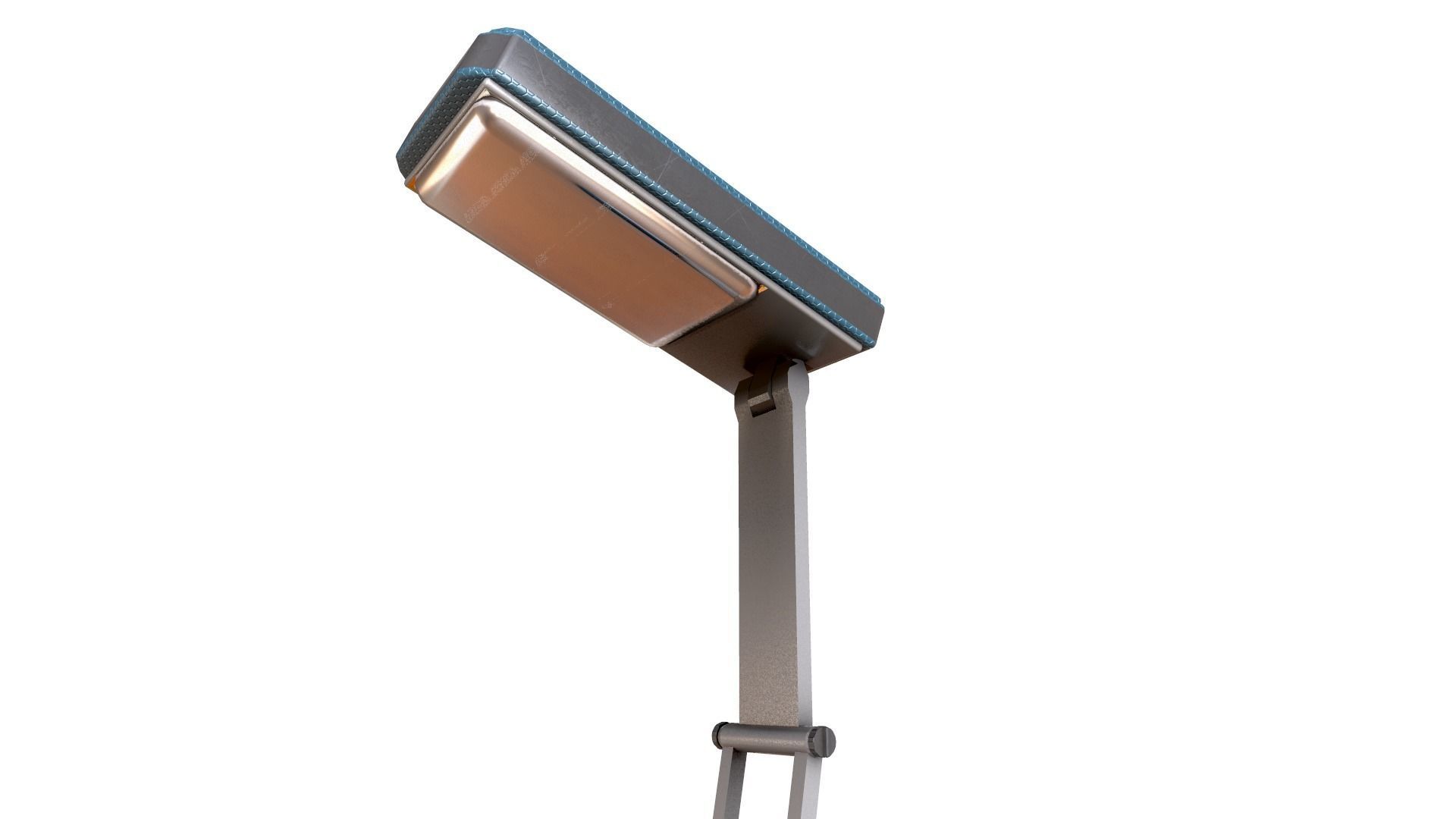 Table Lamp Torch Low-poly 3D model_5