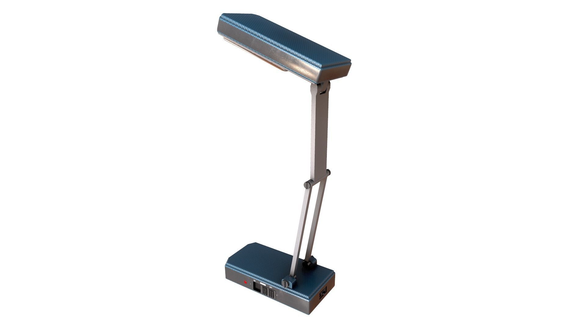 Table Lamp Torch Low-poly 3D model_3