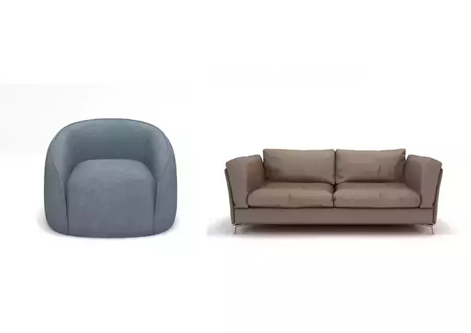 Modern noble single sofa